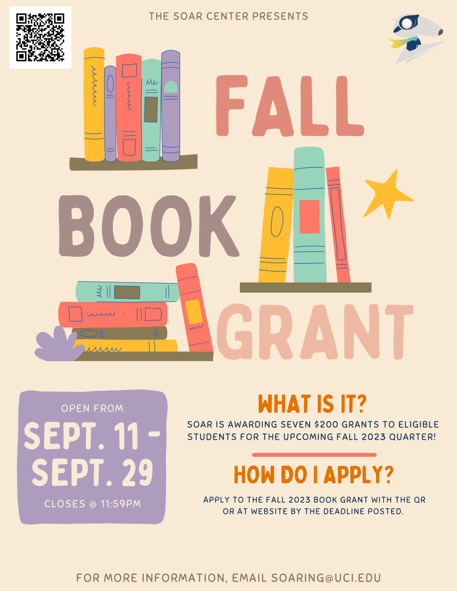 Fall 23 Book Grant Flyer